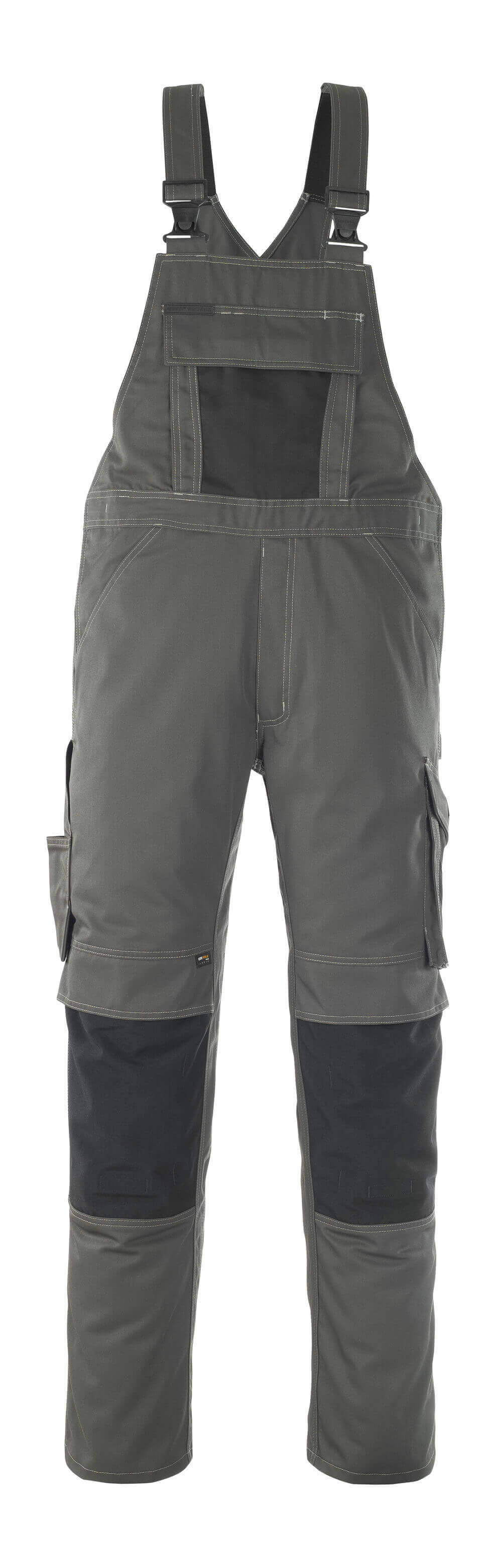 MASCOT® Leipzig – Peto con bolsillos para rodilleras - antracita oscuro/negro
