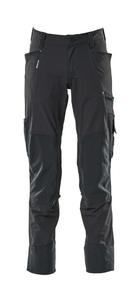 MASCOT® ADVANCED 17179-311 – Pantalones con bolsillos para rodilleras - azul marino oscuro