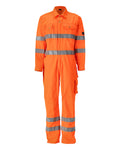 MASCOT® Utah – Mono con bolsillos para rodilleras - naranja de alta vis.