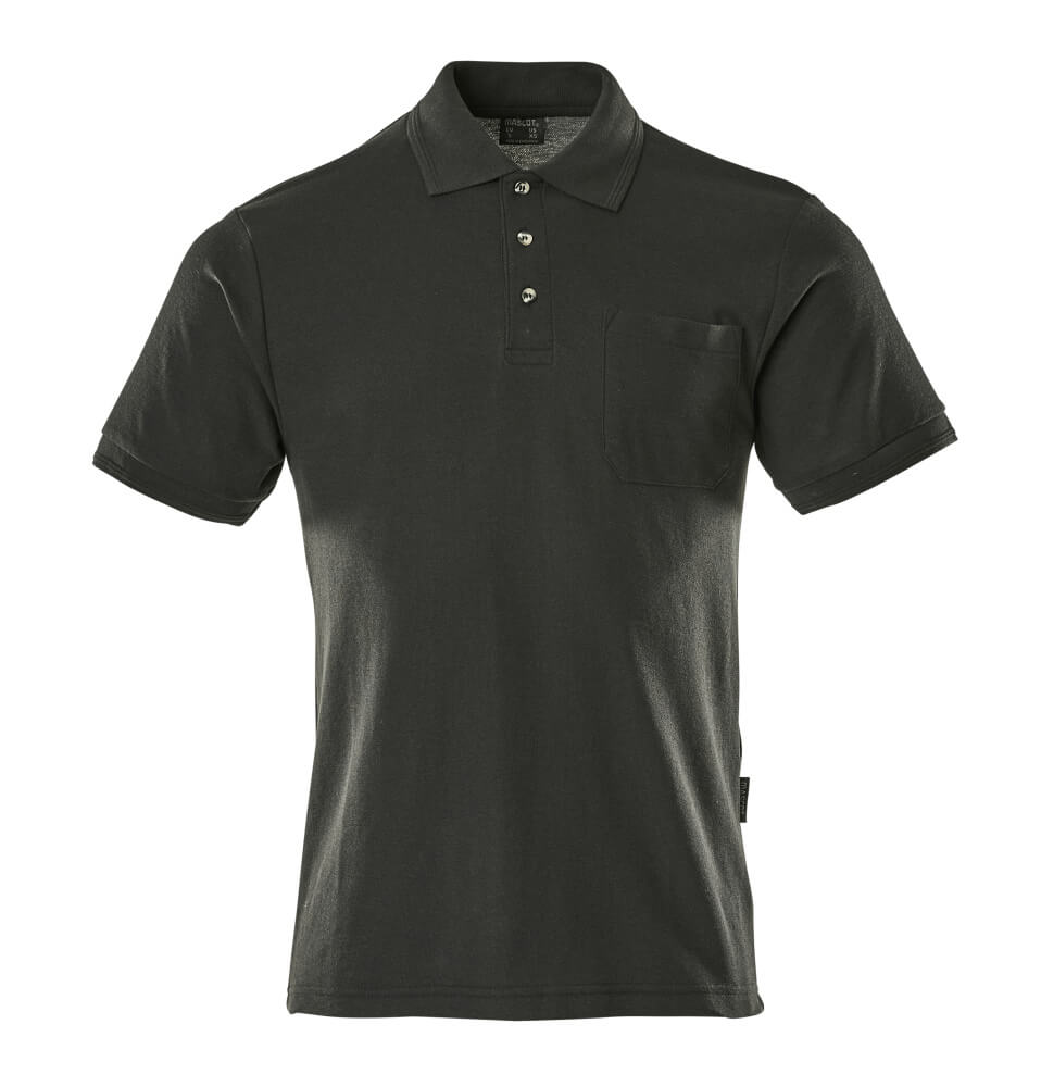 MASCOT® Borneo – Polo con bolsillo en el pecho - negro