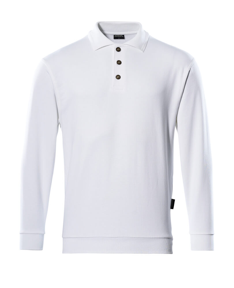 MASCOT® Trinidad – Sudadera polo - blanco