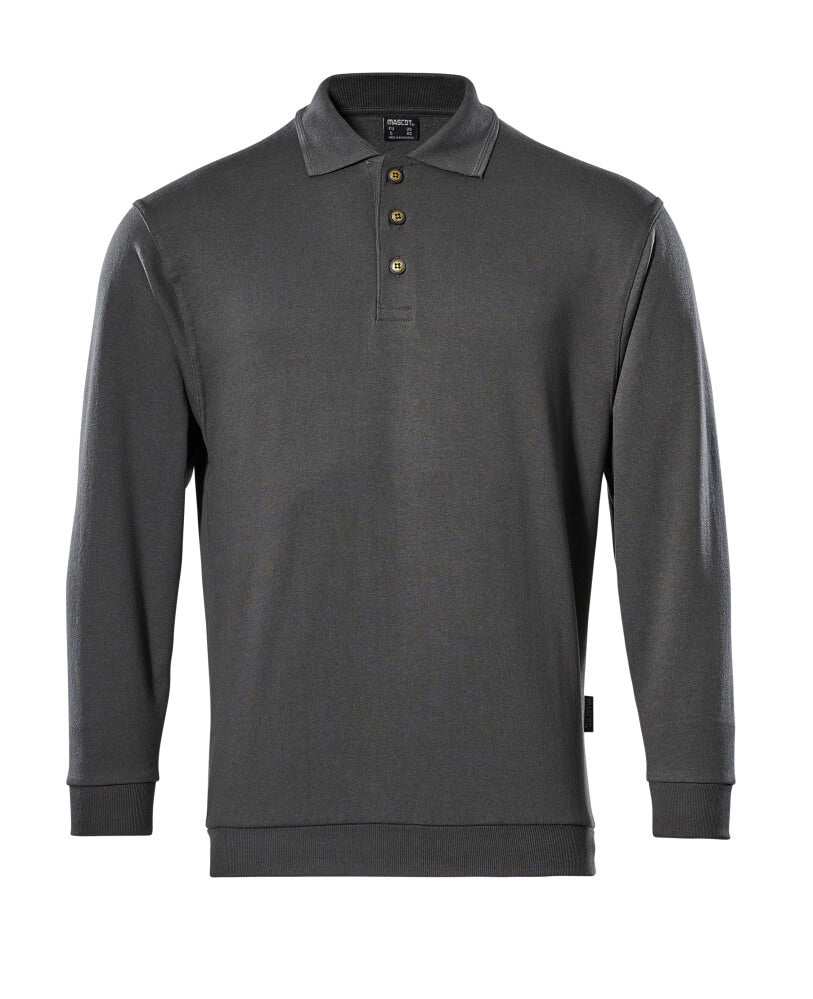 MASCOT® Trinidad – Sudadera polo - antracita oscuro