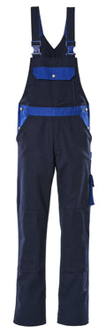 MASCOT® Monza – Peto con bolsillos para rodilleras - azul marino/azul real