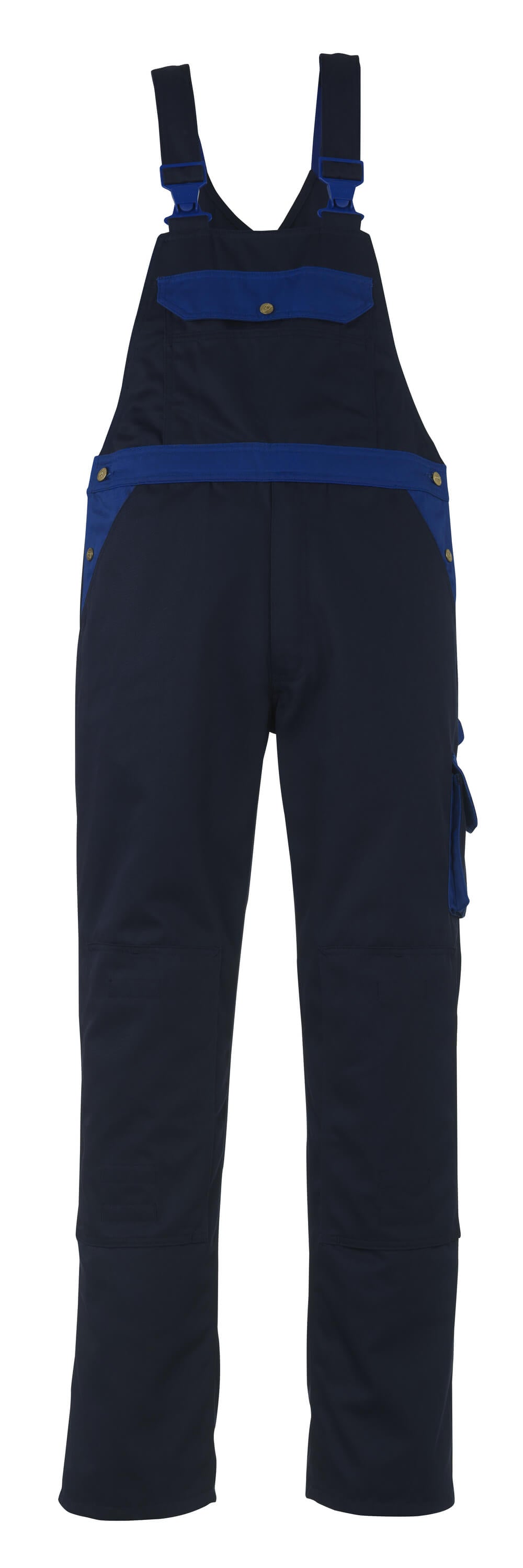 MASCOT® Milano – Peto con bolsillos para rodilleras - azul marino/azul real