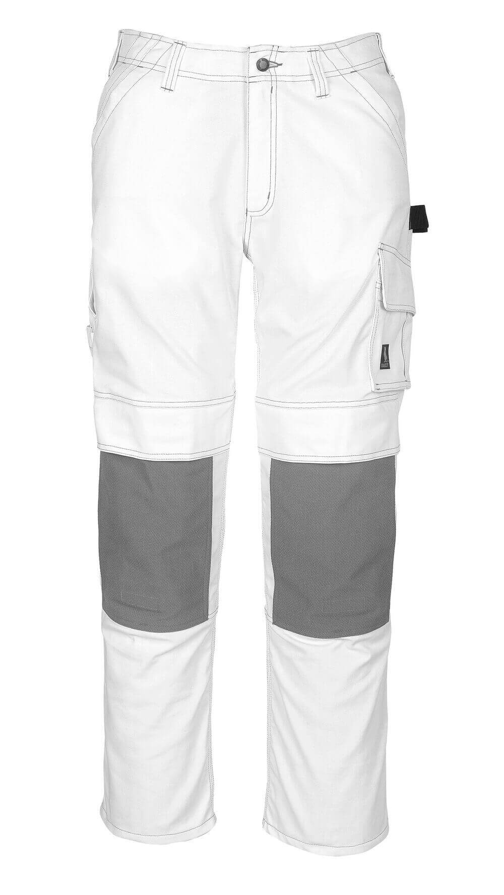 MASCOT® Lerida – Pantalones con bolsillos para rodilleras - blanco