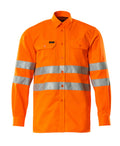 MASCOT® Jona – Camisa - naranja de alta vis.