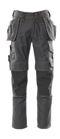 MASCOT® Almada – Pantalones con bolsillos colgantes - negro