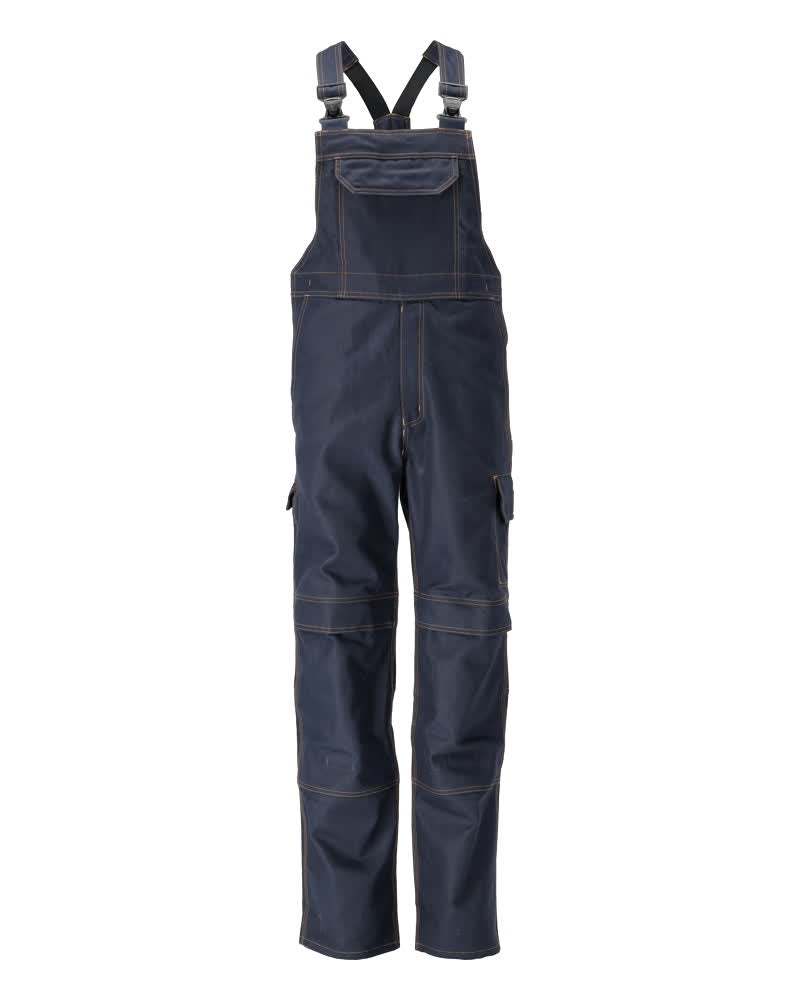 MASCOT® Freibourg – Peto con bolsillos para rodilleras - azul marino oscuro