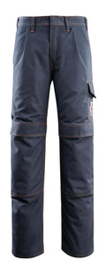 MASCOT® Bex – Pantalones con bolsillos para rodilleras - azul marino oscuro