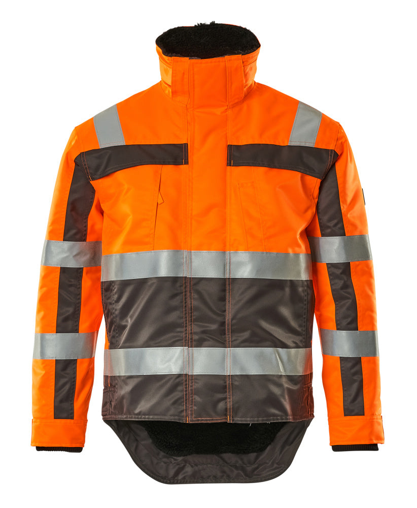 MASCOT® Teresina – Chaqueta de invierno - naranja de alta vis./antracita