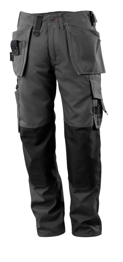 MASCOT® Lindos – Pantalones con bolsillos colgantes - antracita oscuro