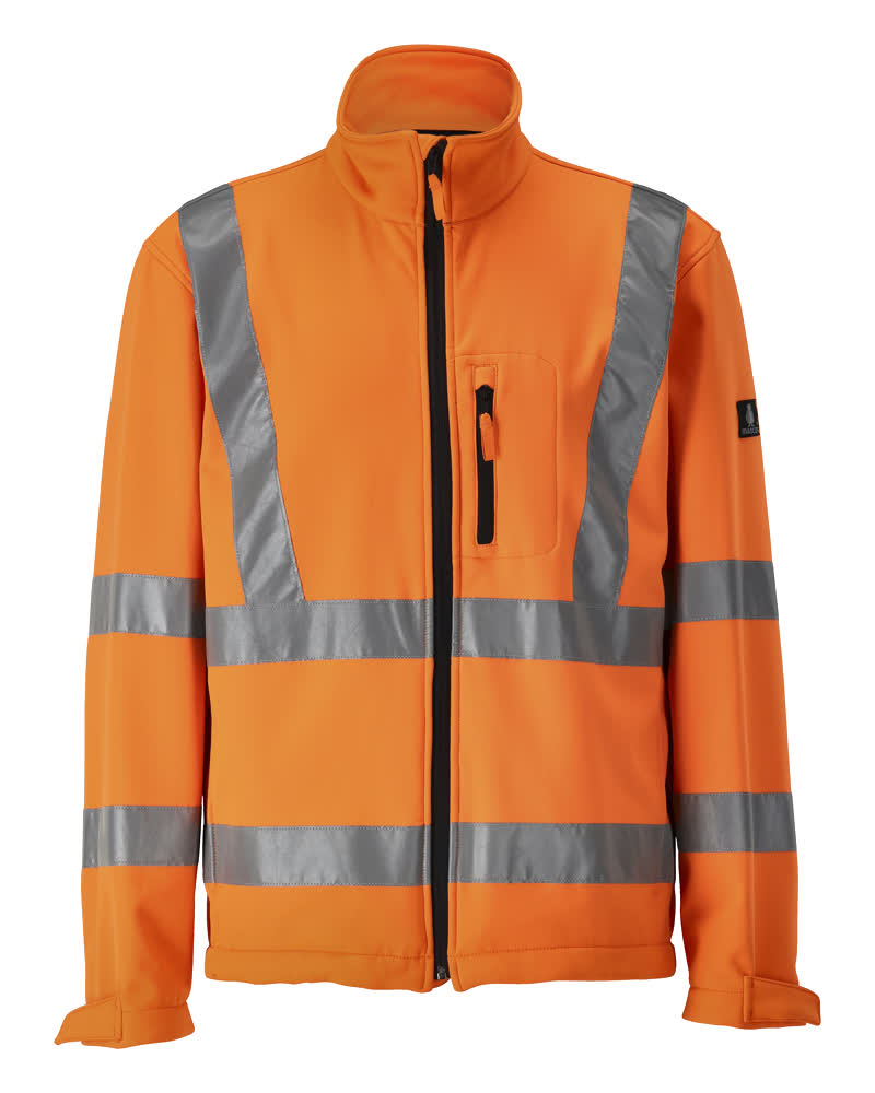 MASCOT® Calgary – Chaqueta Softshell - naranja de alta vis.