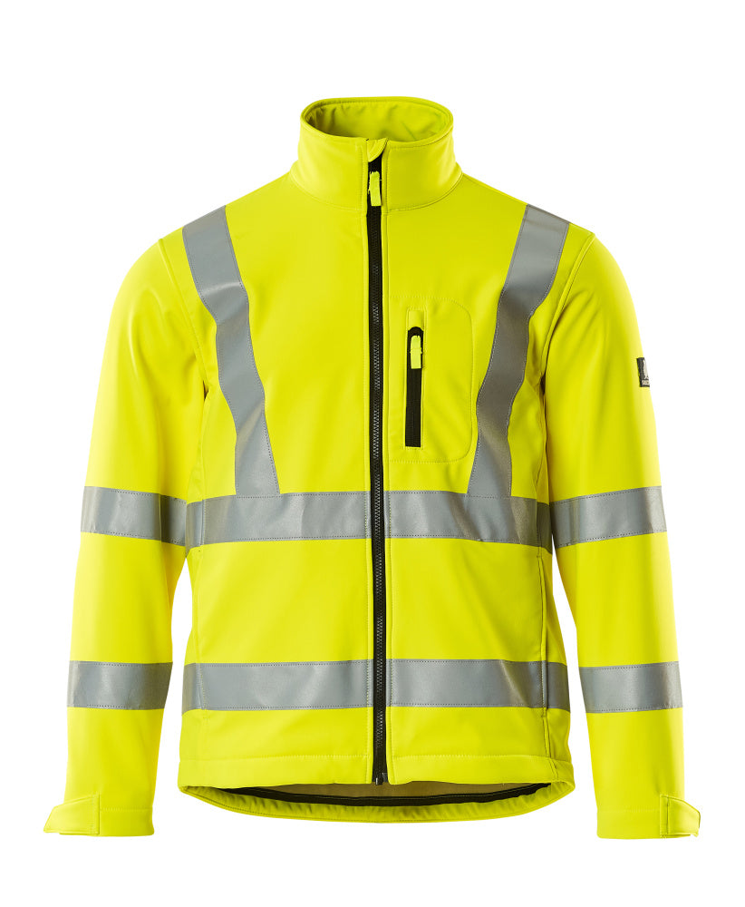 MASCOT® Calgary – Chaqueta Softshell - amarillo de alta vis.