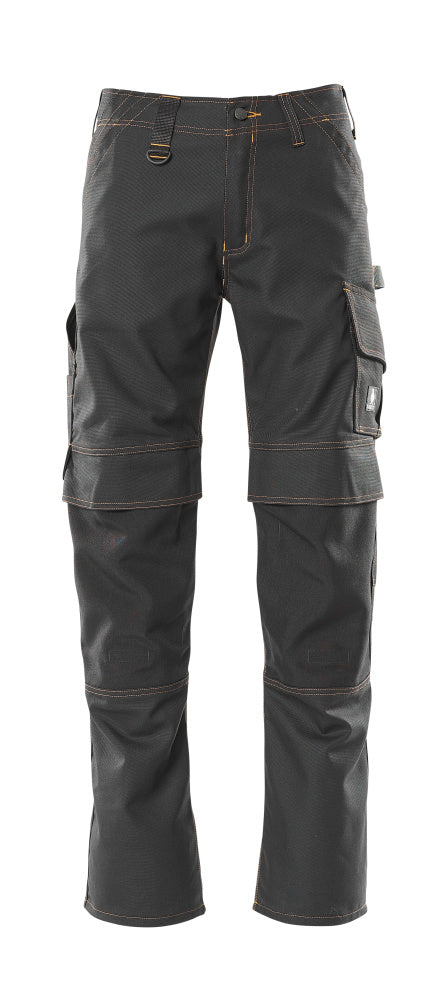 MASCOT® Calvos – Pantalones con bolsillos para rodilleras - negro
