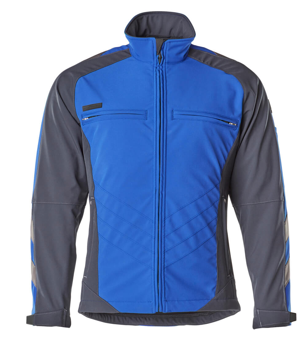 MASCOT® Dresden – Chaqueta Softshell - azul real/azul marino oscuro
