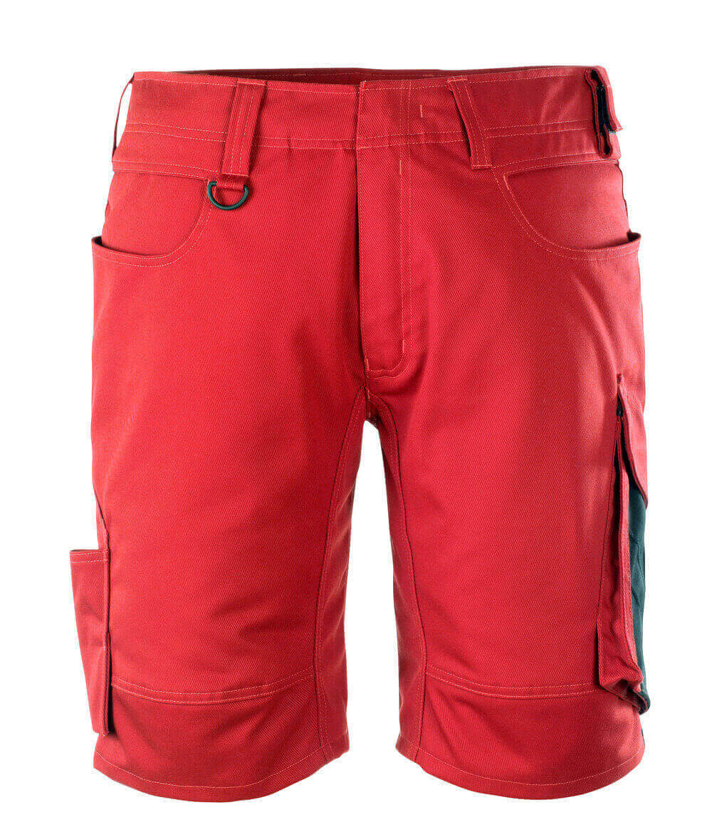 MASCOT® Stuttgart – Pantalones cortos - rojo/negro