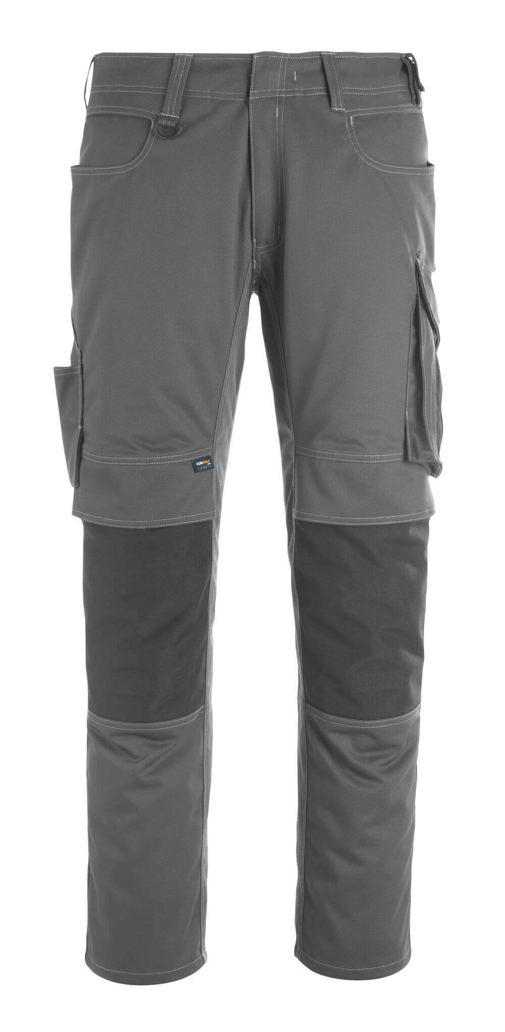 MASCOT® Erlangen – Pantalones con bolsillos para rodilleras - antracita oscuro/negro