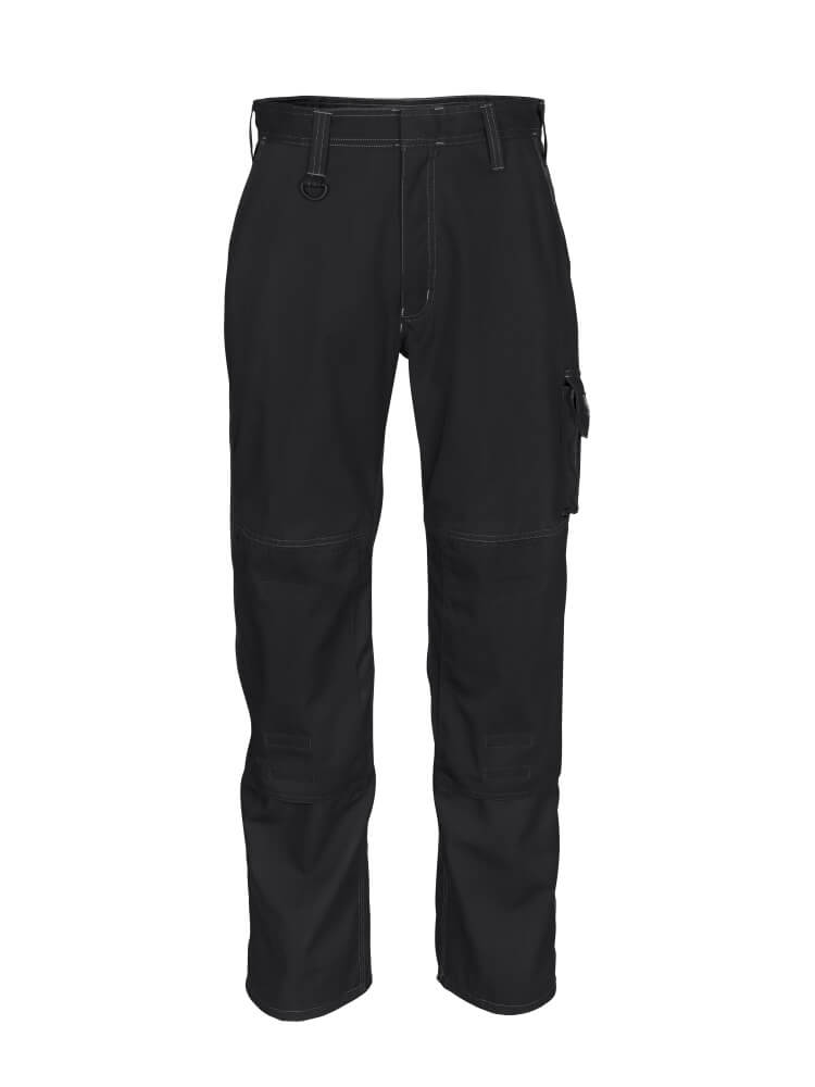 MASCOT® Biloxi – Pantalones con bolsillos para rodilleras - negro