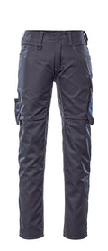 MASCOT® Oldenburg – Pantalones con bolsillos de muslo - azul marino oscuro/azul real
