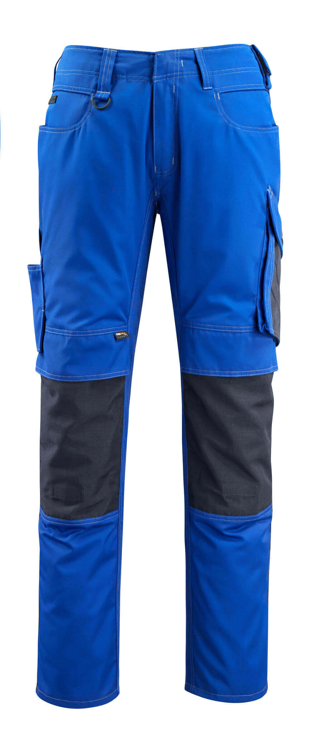 MASCOT® Mannheim – Pantalones con bolsillos para rodilleras - azul real/azul marino oscuro