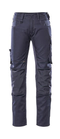 MASCOT® Mannheim – Pantalones con bolsillos para rodilleras - azul marino oscuro