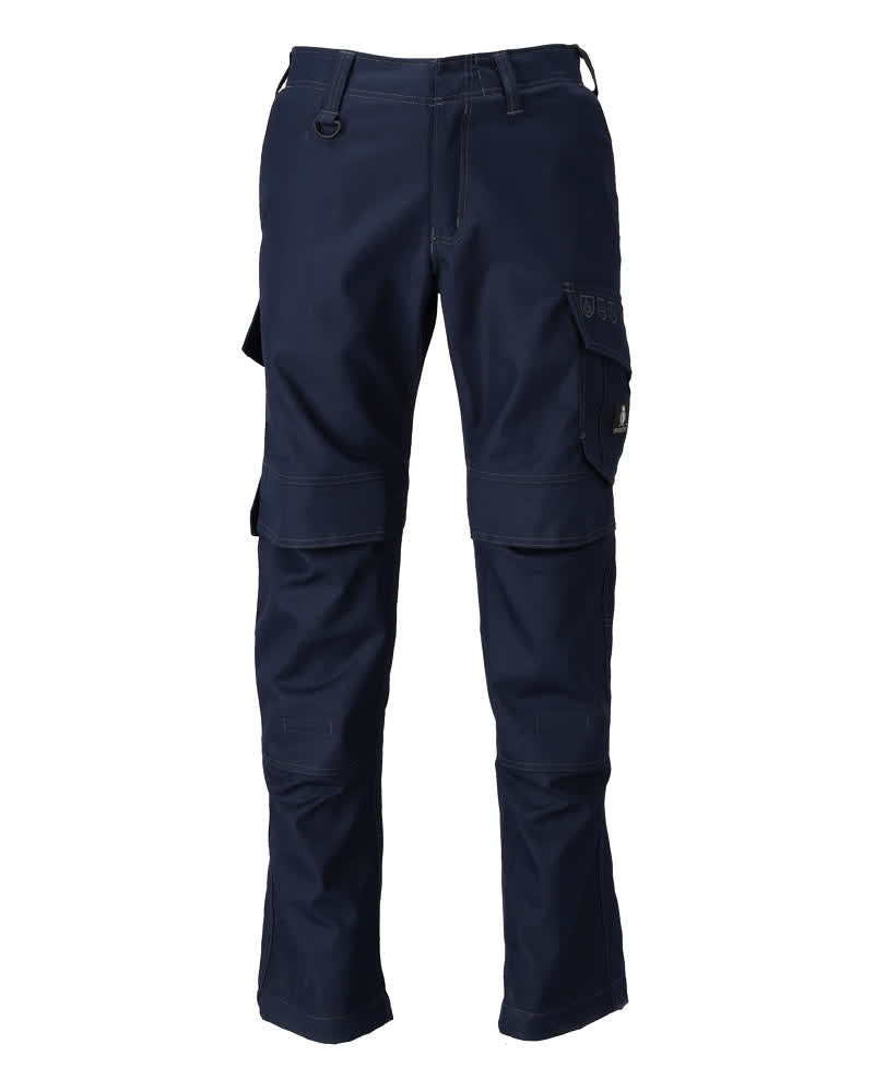 MASCOT® Arosa – Pantalones con bolsillos para rodilleras - azul marino oscuro