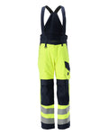 MASCOT® Renens – Pantalones de invierno - amarillo de alta vis./azul marino oscuro