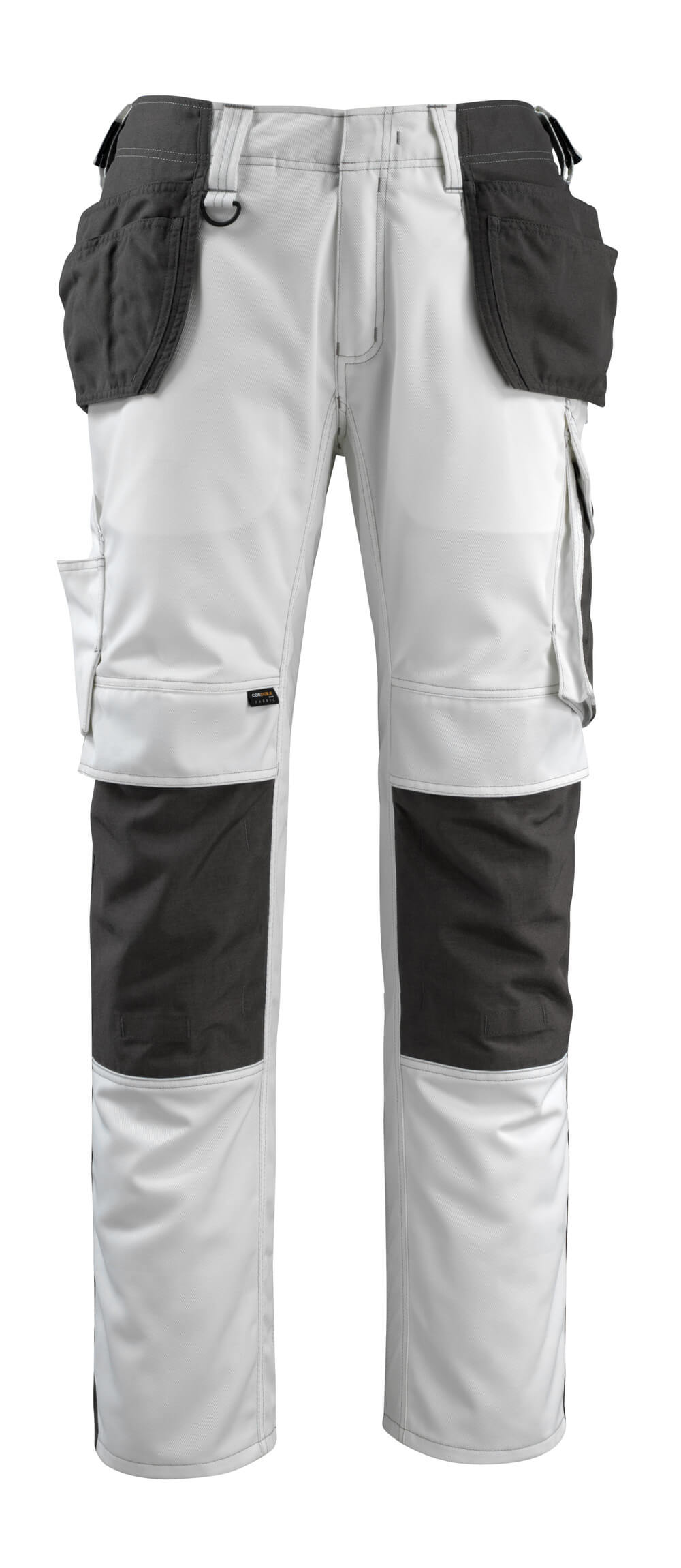MASCOT® Bremen – Pantalones con bolsillos colgantes - blanco/antracita oscuro