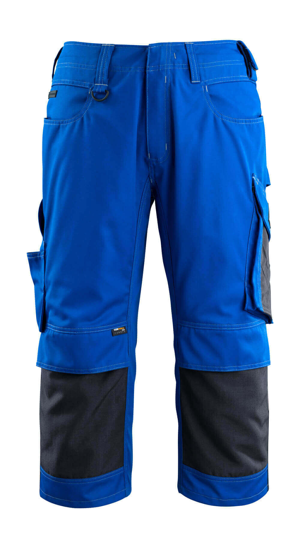 MASCOT® Altona – Pantalones con longitud de ¾ con bolsillos para rodilleras - azul real/azul marino oscuro
