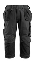MASCOT® Lindau – Pantalones ¾ con bolsillos colgantes - negro