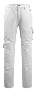 MACMICHAEL® Jardim – Pantalones con bolsillos para rodilleras - blanco