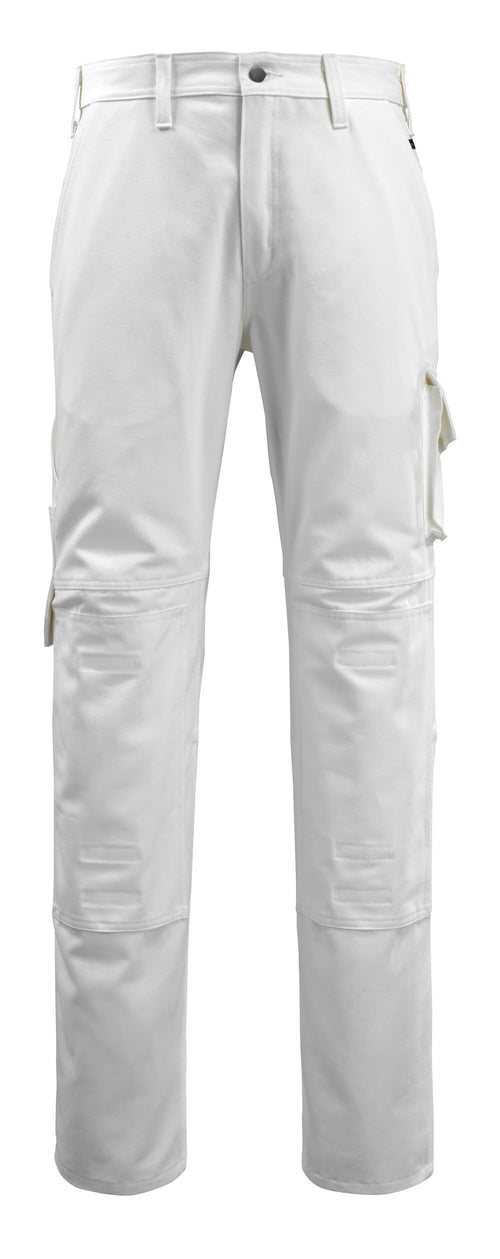 MACMICHAEL® Jardim – Pantalones con bolsillos para rodilleras - blanco