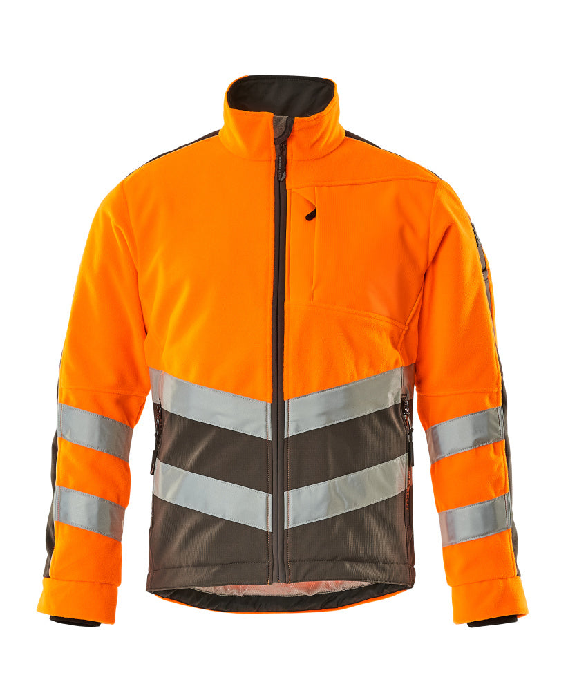 MASCOT® Sheffield – Chaqueta polar - naranja de alta vis./antracita oscuro