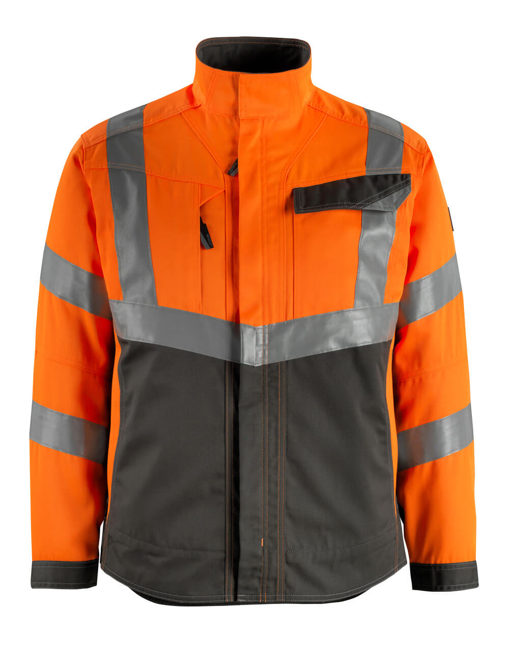 MASCOT® Oxford – Chaqueta - naranja de alta vis./antracita oscuro