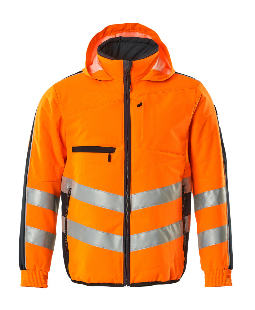 MASCOT® Dartford – Chaqueta - naranja de alta vis./azul marino oscuro