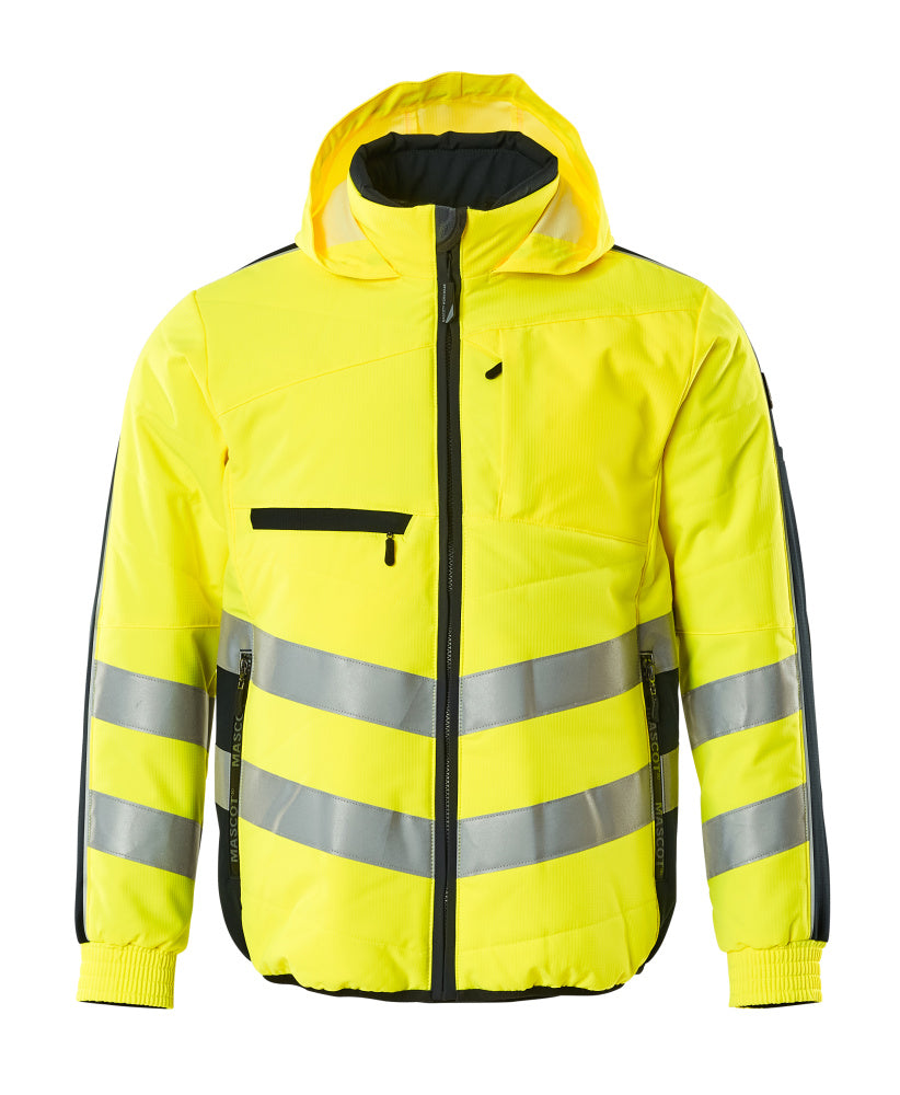 MASCOT® Dartford – Chaqueta - amarillo de alta vis./azul marino oscuro