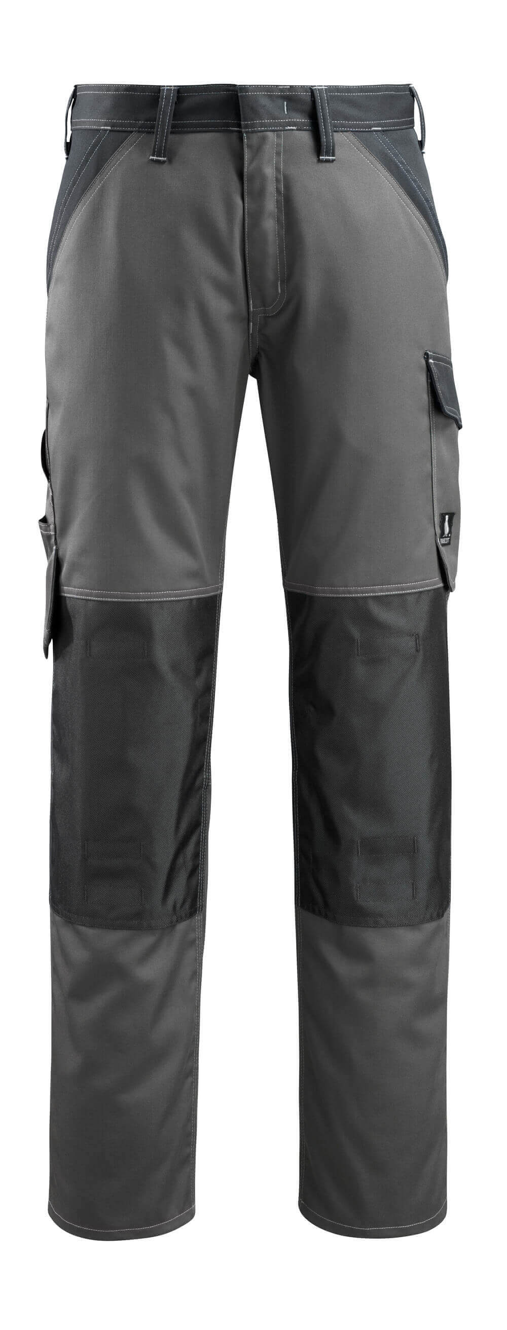 MASCOT® Temora – Pantalones con bolsillos para rodilleras - antracita oscuro/negro