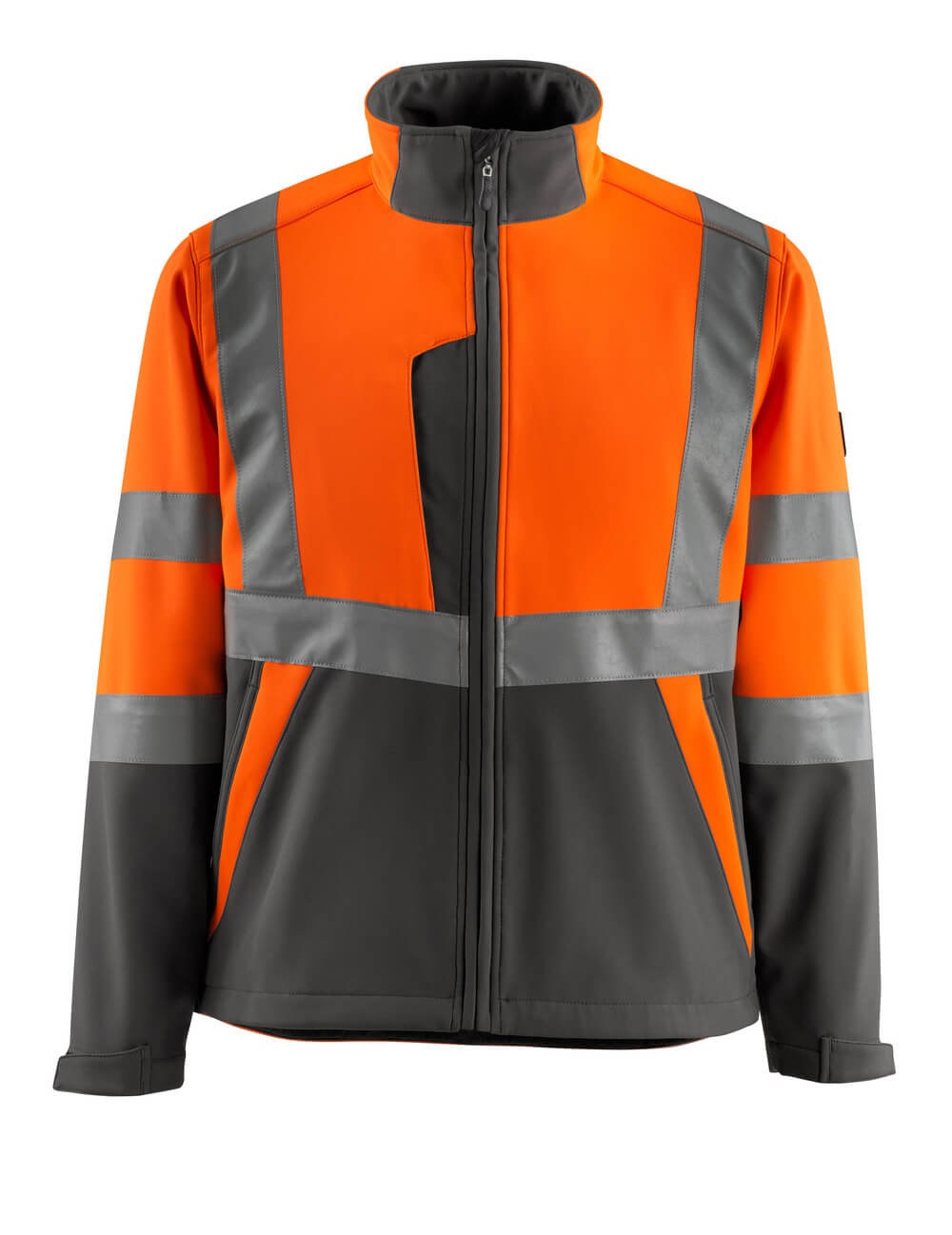 MASCOT® Kiama – Chaqueta Softshell - naranja de alta vis./antracita oscuro