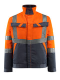 MASCOT® Forster – Chaqueta - naranja de alta vis./azul marino oscuro
