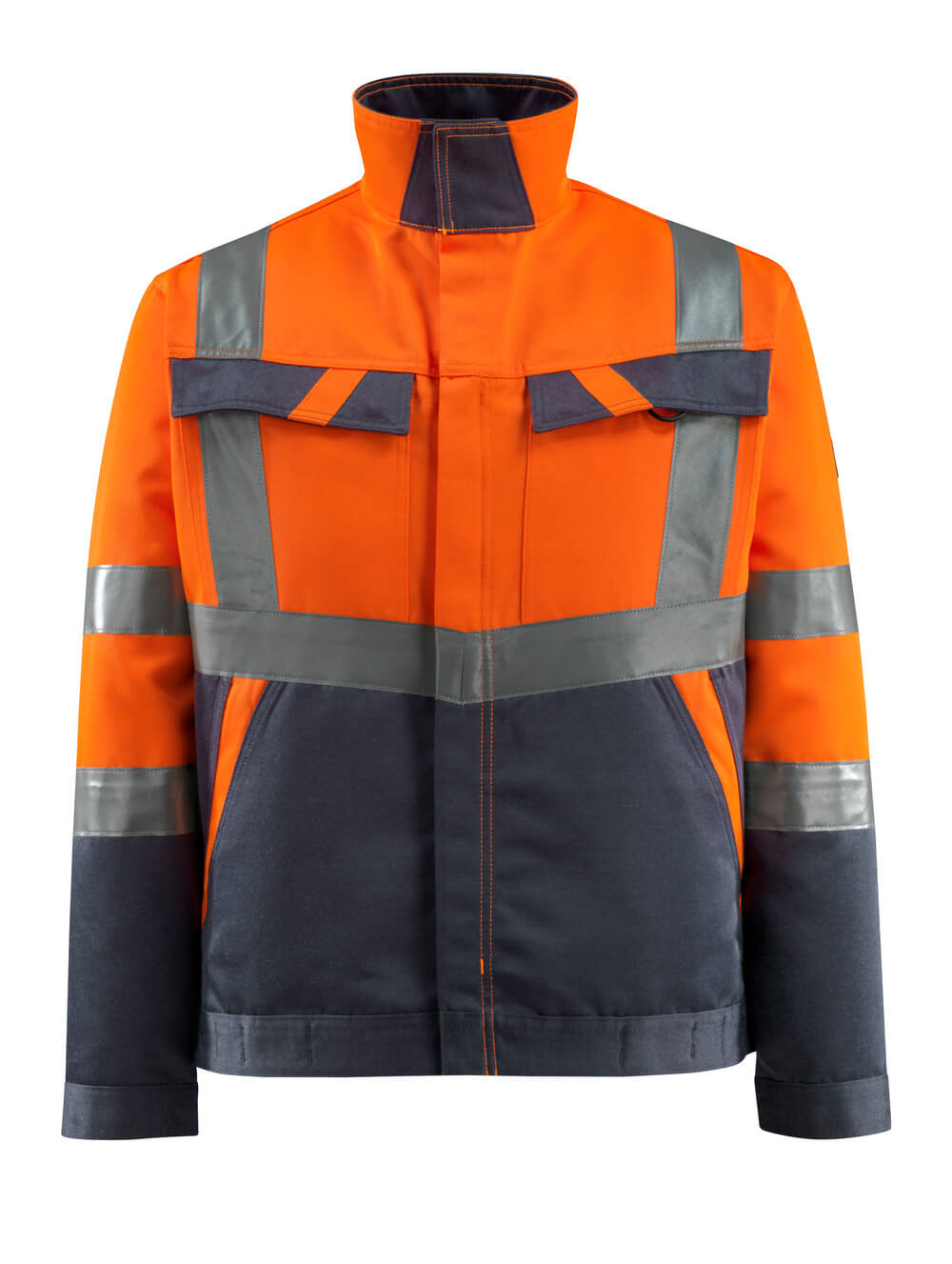 MASCOT® Forster – Chaqueta - naranja de alta vis./azul marino oscuro