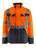MASCOT® Penrith – Chaqueta de invierno - naranja de alta vis./azul marino oscuro
