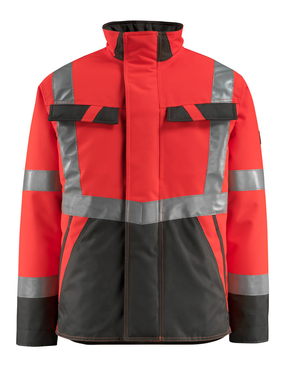 MASCOT® Penrith – Chaqueta de invierno - rojo de alta vis./antracita oscuro