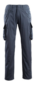 MASCOT® Ingolstadt – Pantalones con bolsillos de muslo - azul marino oscuro