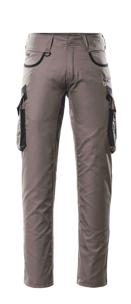 MASCOT® Ingolstadt – Pantalones con bolsillos de muslo - antracita/negro