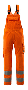 MASCOT® Devonport – Peto con bolsillos para rodilleras - naranja de alta vis.