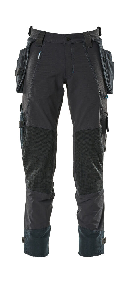 MASCOT® ADVANCED 17031-311 – Pantalones con bolsillos colgantes - azul marino oscuro