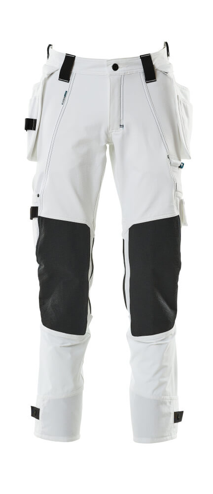 MASCOT® ADVANCED 17031-311 – Pantalones con bolsillos colgantes - blanco