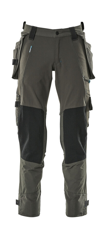 MASCOT® ADVANCED 17031-311 – Pantalones con bolsillos colgantes - antracita oscuro