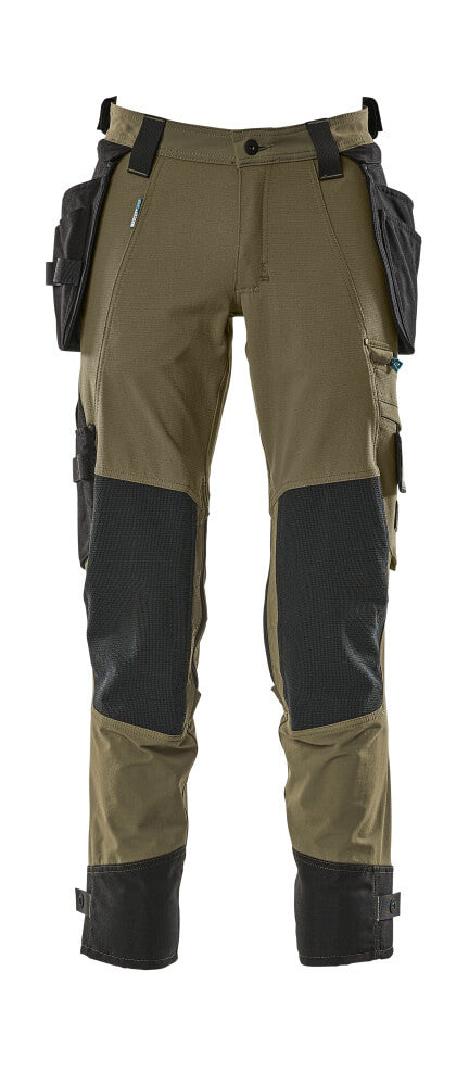 MASCOT® ADVANCED 17031-311 – Pantalones con bolsillos colgantes - verde musgo