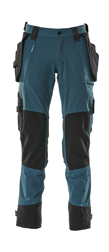 MASCOT® ADVANCED 17031-311 – Pantalones con bolsillos colgantes - petróleo oscuro